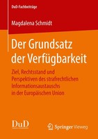 Magdalena Schmidt | Der Grundsatz Der VerfüGbarkeit | Taschenbuch | Deutsch