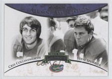 2008 Press Pass Legends Alumni Association Cris Collinsworth Steve Spurrier 0q4