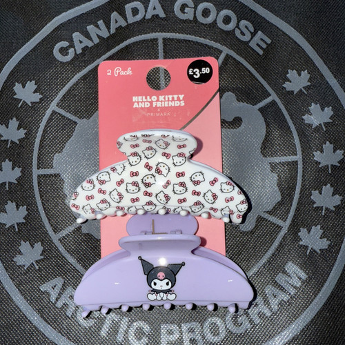 Hello Kitty Kuromi 2 Pack Hair Claw Clips - Picture 1 of 2