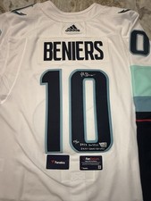 Matty Beniers Limited Edition Autographed Signed AUTHENTIC Jersey Fanatics COA 