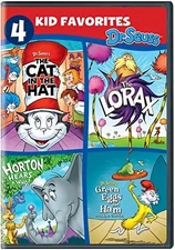 4 Kid Favorites Dr. Seuss DVD  NEW