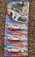 Hot Wheels Silver Series 7-Eleven 2017 Nissan GT-R R35 1:64 Lot of 3