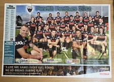 2012 Penrith Panthers & Newcastle Knights Rugby League NRL Poster Foxtel