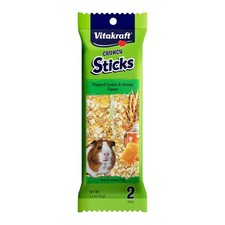 Vitakraft Crunch Sticks for Guinea Pigs 2.5 Ounce Dental Chew Toy Treats