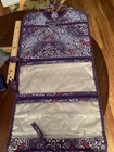 VERA BRADLEY Hanging Makeup Organizer LILAC TAPESTRY Travel Cosmetic  — photo 1
