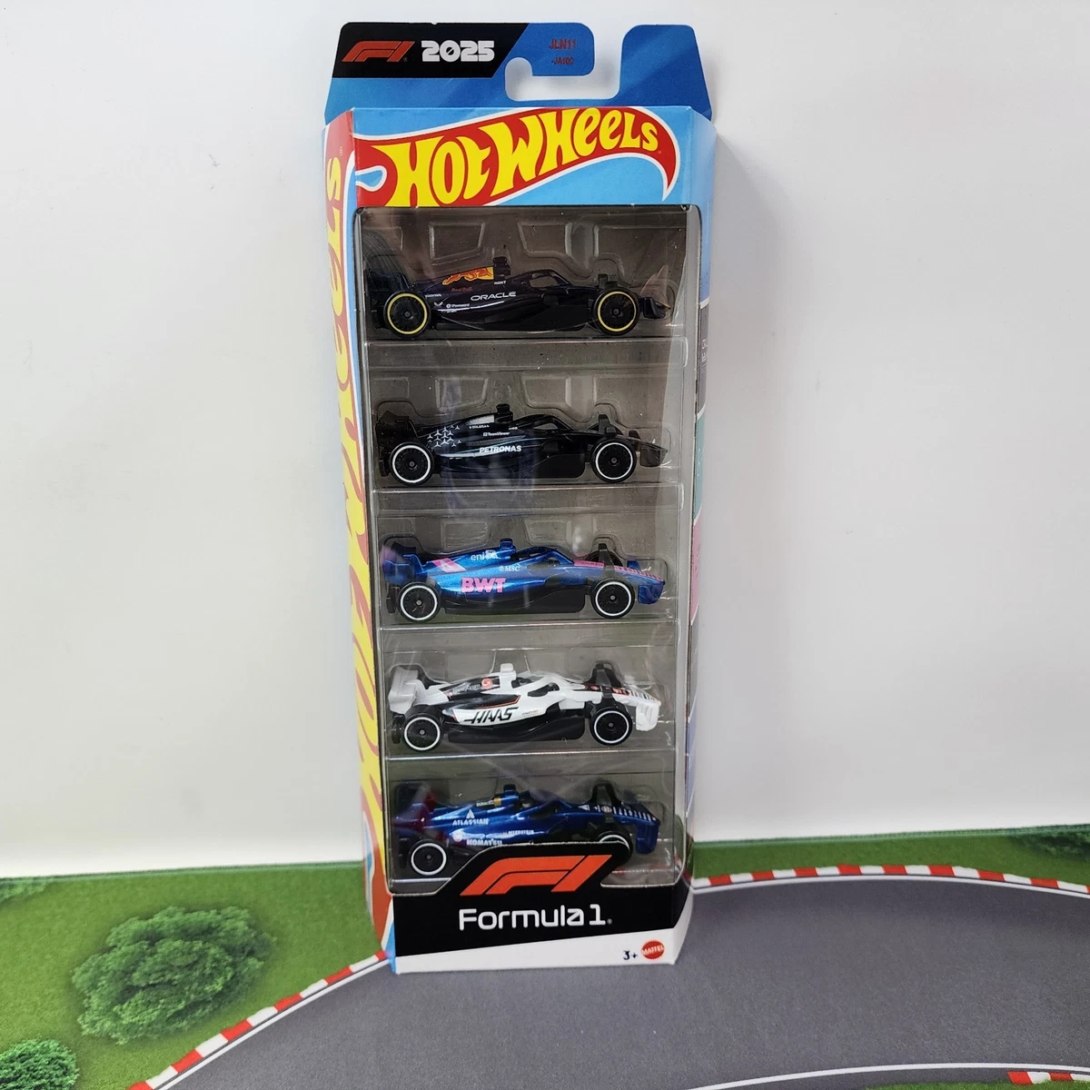 2025 Formula 1 Car * 5 Pack F1 Hot Wheels 2026 RedBull, AMG