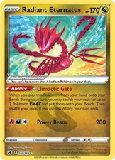 Radiant Eternatus 105/159 Radiant Rare Crown Zenith Pokémon Card