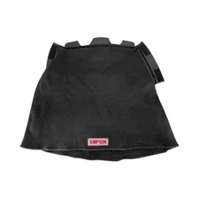 Simpson Racing 97068 SFI-5 Carbon X Helmet Skirt Removable - Black