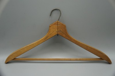 1920s-1940s Dormont Tailoring Co. Pittsburgh Wooden Clothes Hanger Advertising