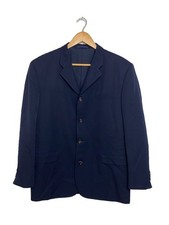 COMME des GARCONS HOMME AD1997 4 Button Tailored Jacket S Wool NVY HJ-10026S