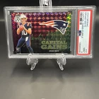 New Listing2024 Panini Mosaic Drake Maye Capital Gains Purple Mosaic Prizm 27/49 PSA9