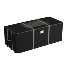 Christmas Tree Storage Bag with Wheels for 12FT Artificial Trees, Black