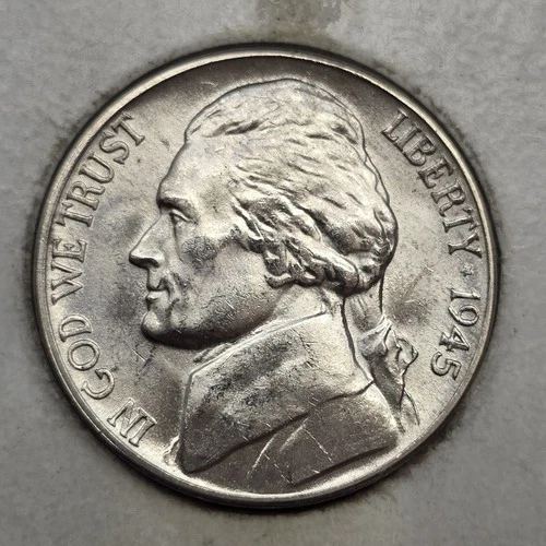 1945-D Jefferson Nickel — photo from the most recent tracked eBay sale