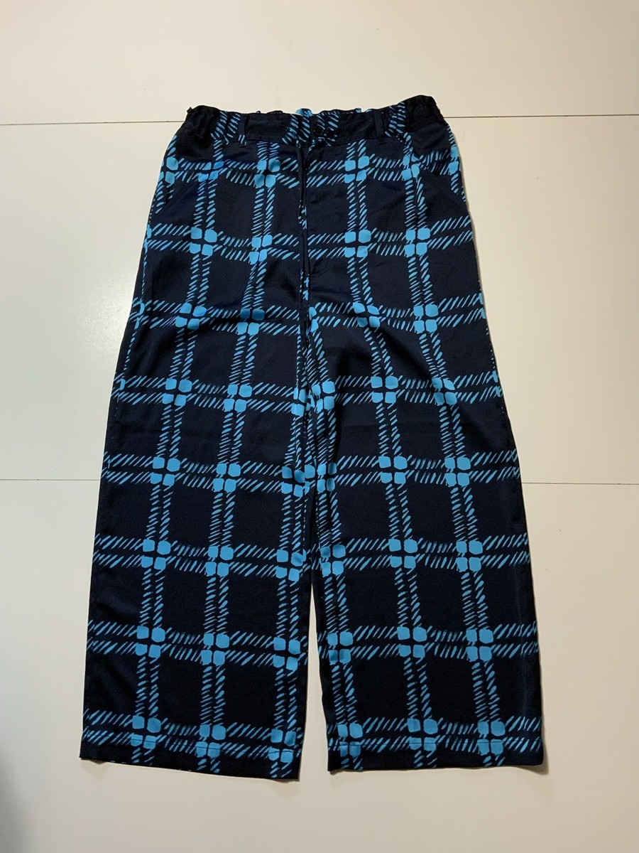 $185 Marni X Uniqlo Relaxed Easy Wide Leg Fit Pattern Print Drape