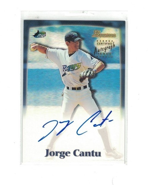 Jorge Cantu 2000 Bowman Draft Prospects Auto Autograph SP