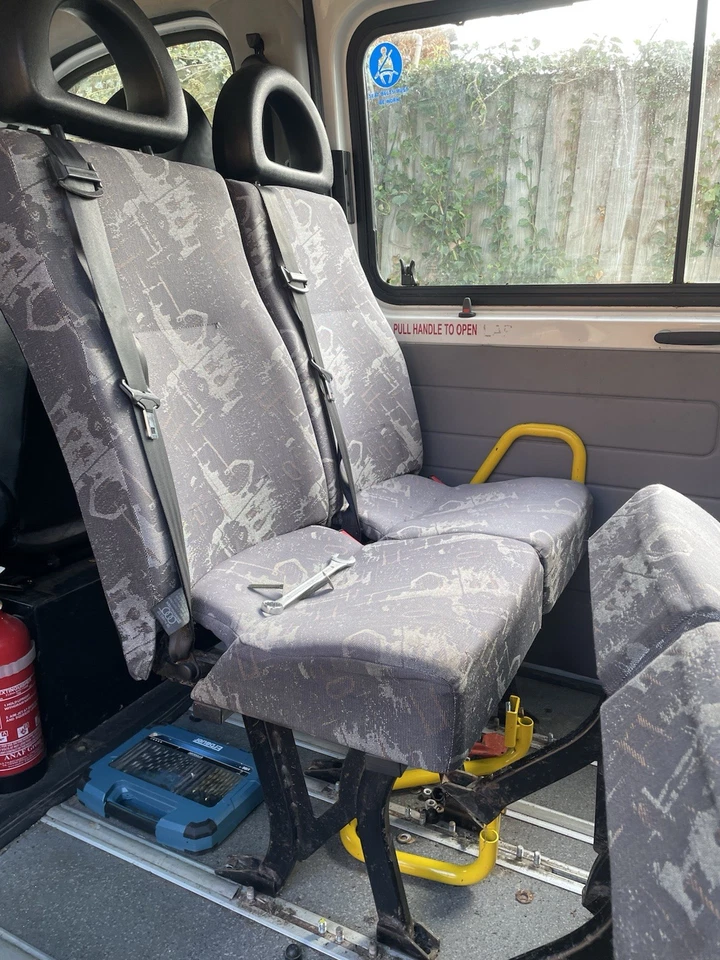 Mini Bus Seats With Fitted Seatbelts Can Be Single Or Up To 4 Long 10 In Total - Image 2 of 3