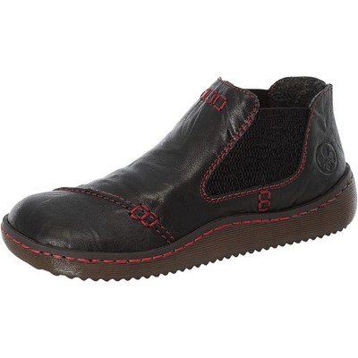 Rieker Damen L8491-00 Stiefeletten Chelsea Boots Warmfutter