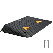 Rubber Threshold Ramp 35.5" x 21" x 3.5" Door Curb Ramp 33069lbs Load