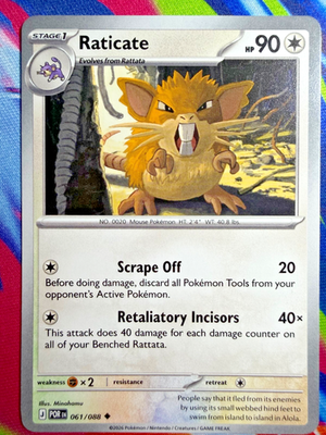 pokemon card raticate and Rattata cards (ninja turtle) #pokemon #pokemonart #pokefun #sar #pokemontrainer #raticate #arcanine #rattata #pokemontcg #pokemonza #pokmoncommunity #procreate #ninja #ninjaturtles Colorless Super Fang Put damage counters on your opponents Active Pokmon until its remaining HP is 10 A creative custom Pokmon card
