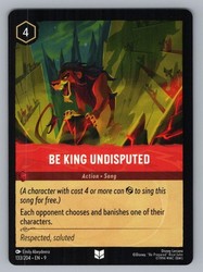 Be King Undisputed 129/204 Ursula's Return Rare