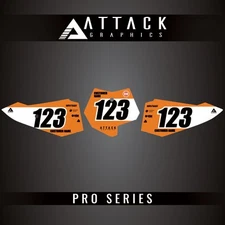 Attack Graphics Pro Series Number Plate Backgrounds For KTM 50 SX MINI 2013