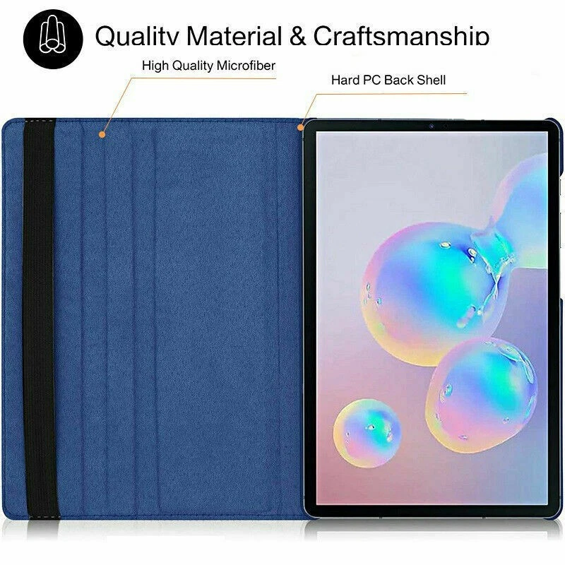 Rotating Case for Samsung Galaxy Tab S8 Plus/Ultra 2022 Swiveling Stand Cover - Image 3 of 4