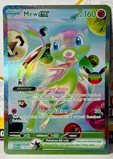 Carta Pokemon 30° Celebrazione 2026 158/128 Mew EX Futuristica Rara FR Holo