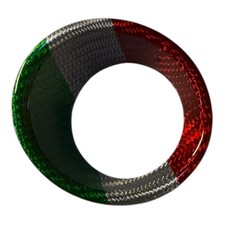 Per Abarth Coperchio Accensione Chiave Interno Carbonio Vera Fibra di Carbonio 500 595 Serie 3