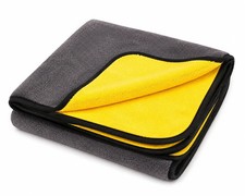 XL Microfiber Car Drying Towel 60x160cm Yellow Ultra Absorbent Scratch Free