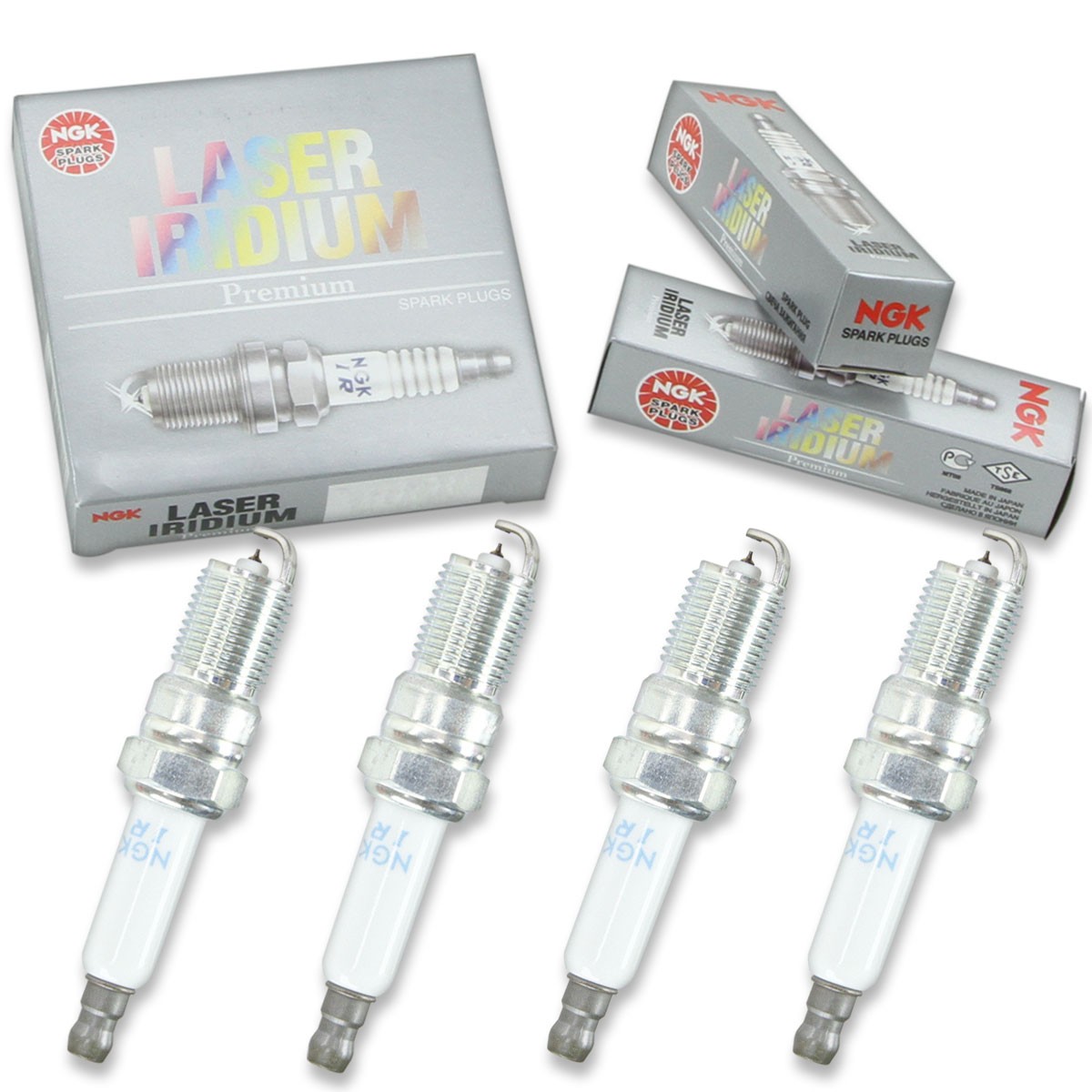 4pcs NGK 5599 Laser Iridium ITR4A15 Inboard Marine Spark Plug Tune Up Kit Se am