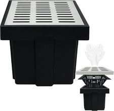 18"x18"x15" Catch Basin with 304 Steel Grate  Debris Basket