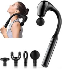 Massage Gun with Extended Handle U-Shaped Deep Tissue Back Body Massager