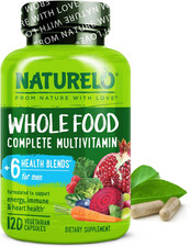 Mens Multivitamins - Whole Food Multivitamin for Men with Vitamins, Minerals ...