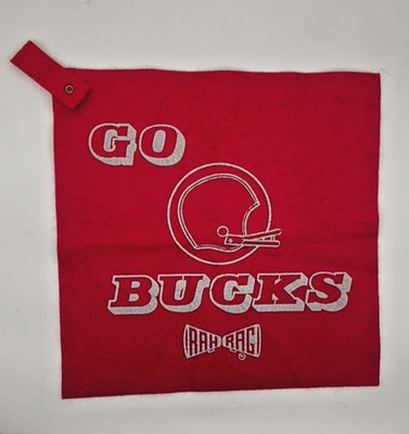 Authentic 1970s Ohio State Buckeyes Felt Rah Rag Vintage OSU Go Bucks Memorabila