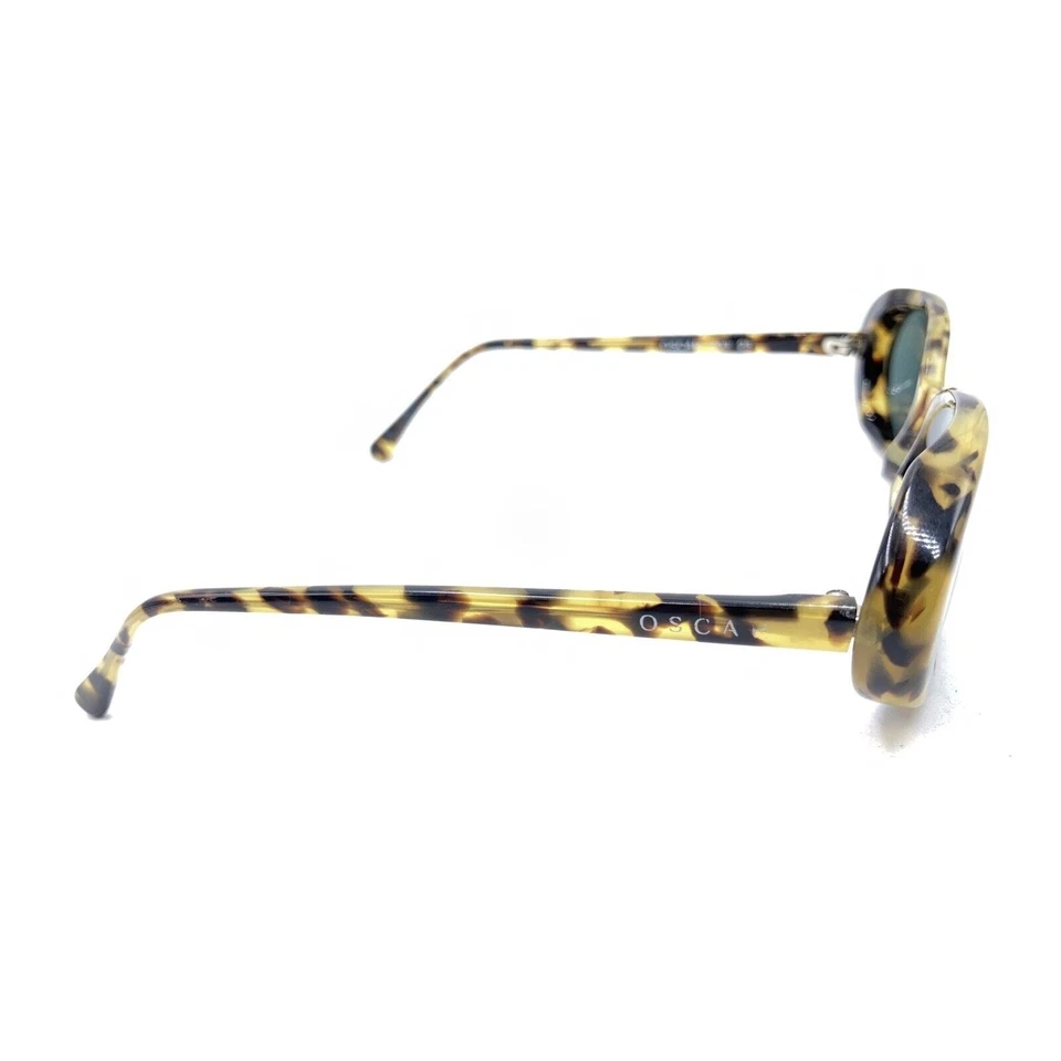 Gafas de sol Oscar De La Renta 403 23 marrón tortuga ovaladas grises lentes diseñador Foto 4 de 4