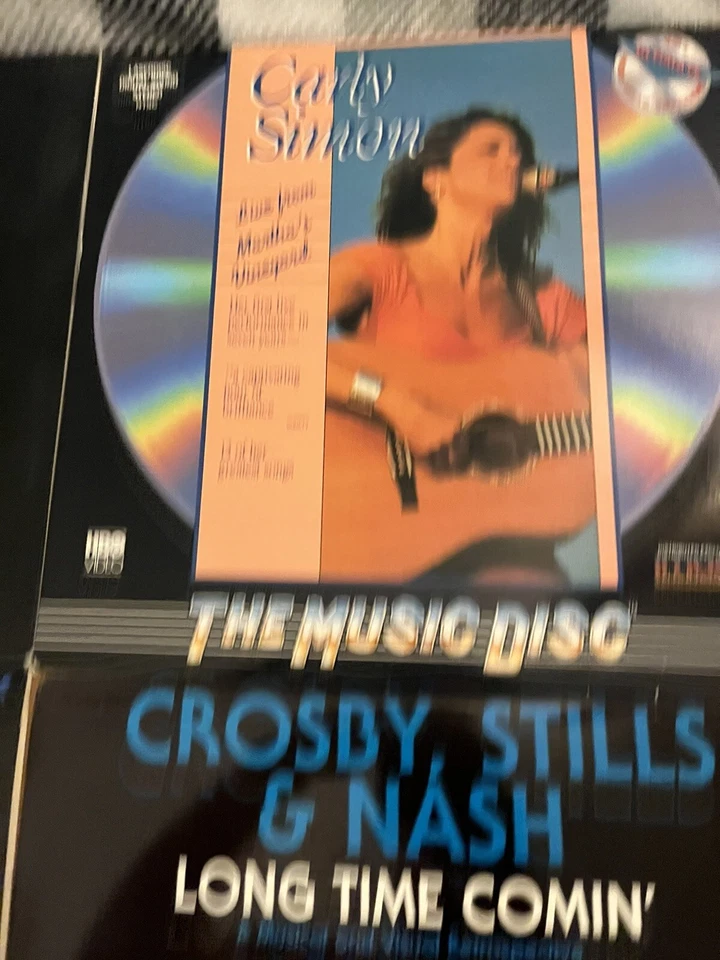 6 Laserdisc The Moody Blues ABBA Monkees Crosby Stills Nash Carly Simon Foto 4 de 4