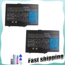 2 PCS New For Nintendo DS Lite DSL NDSL USG-003 1000mAh Battery  Tools