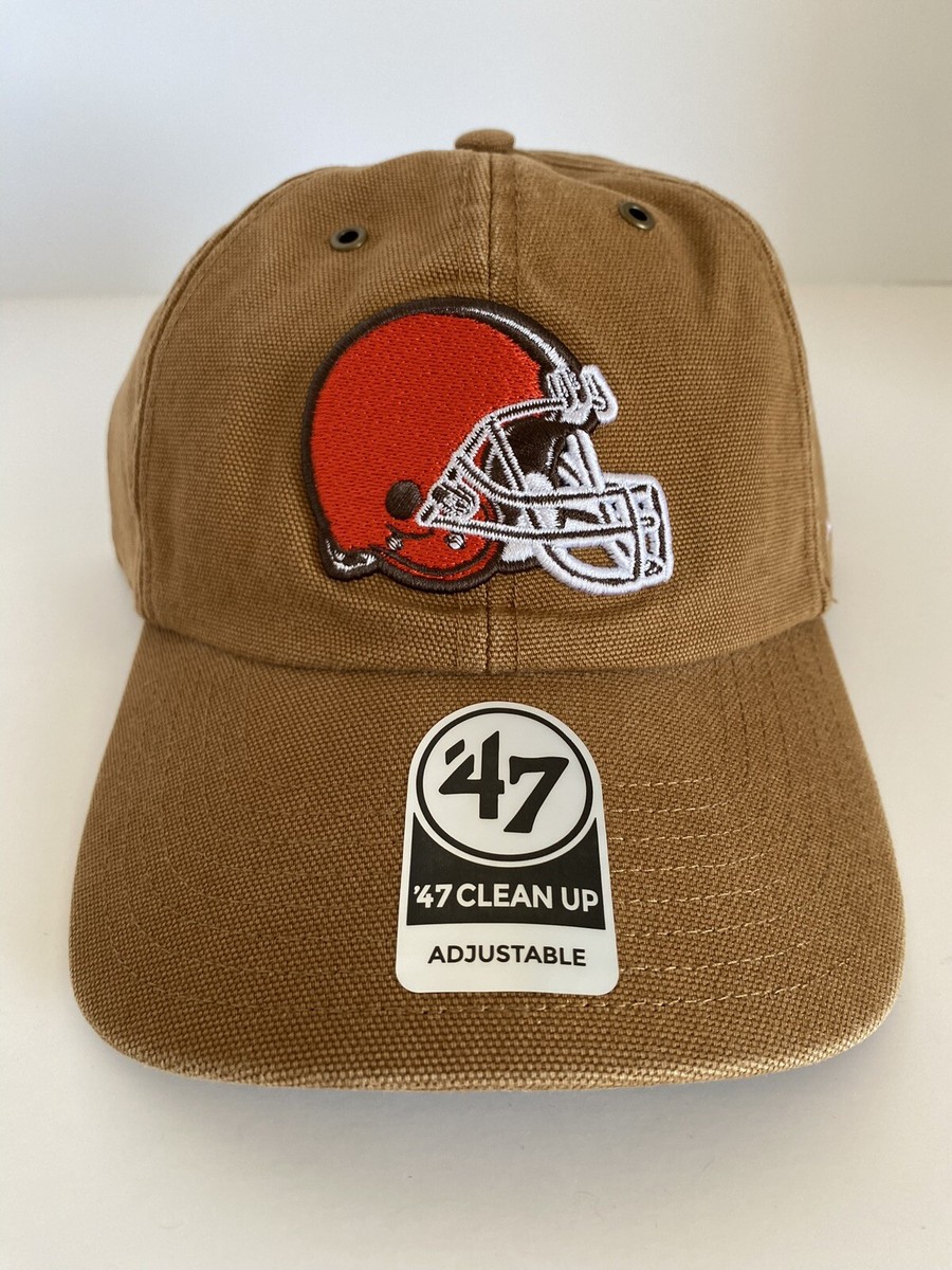 Cleveland Browns Carhartt x '47 Clean Up Adjustable Strapback Cap