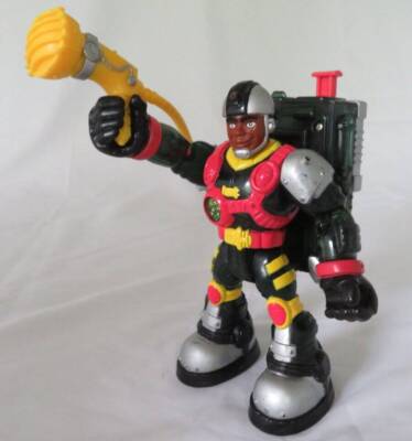 *Flaw* Rescue Heroes Video Mission ROCKY CANYON Mountain Ranger Figure ...