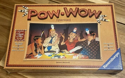 Pow Wow (Pauwau) Ravensburger Call Bluff Native American Game 2006 Rare New