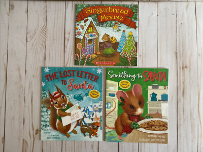 Something For Santa + The Lost Letter + Gingerbread Mouse Books New Christmas