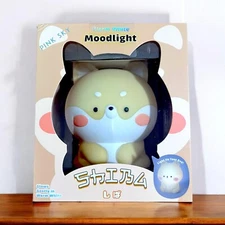 NEW IN BOX Pink Sky Shiba Dog Puppy Mood Light (Warm White)