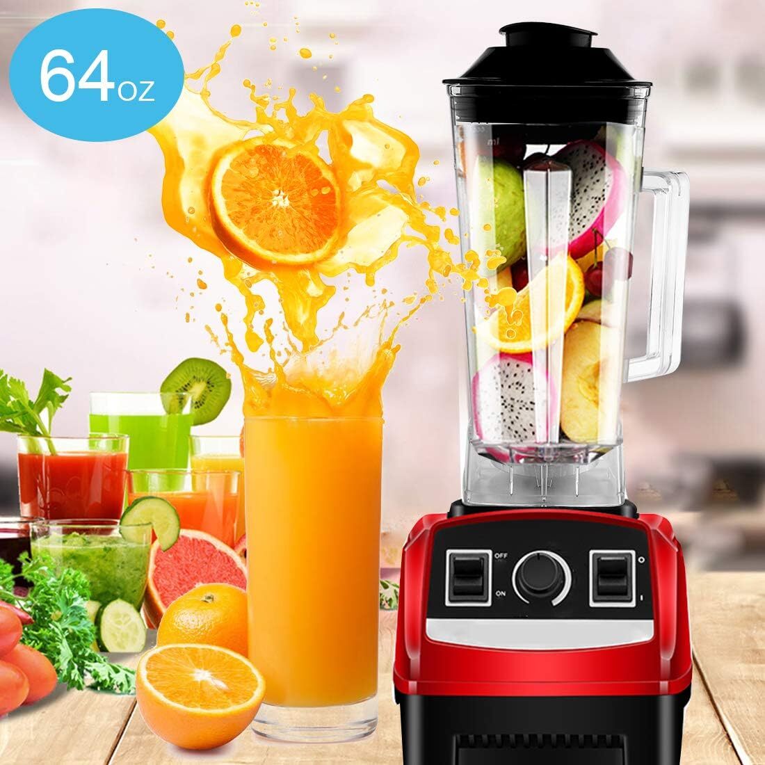 64 OZ container, (with blade and lid)