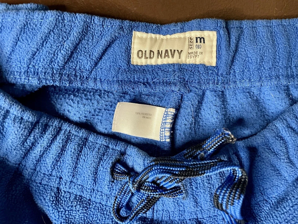 Pantalones deportivos Old Navy | Azul | Niños Talla M | Jóvenes 8 negros a rayas en la pierna lateral Foto 4 de 4