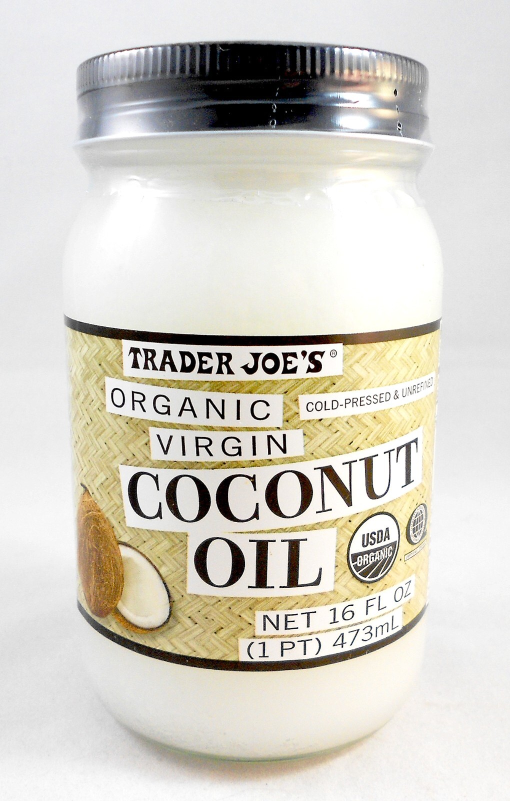 Trader Joe's Coconut Oil Organic Extra Virgin Cold Pressed U