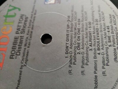 Robbie Patton Distant Shores NM Vinyl Christine McVie