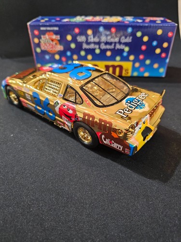 1:24 Scale 24 Karat Gold Pontiac Grand Prix M&Ms Racing Team #36 (LL) - Picture 2 of 10
