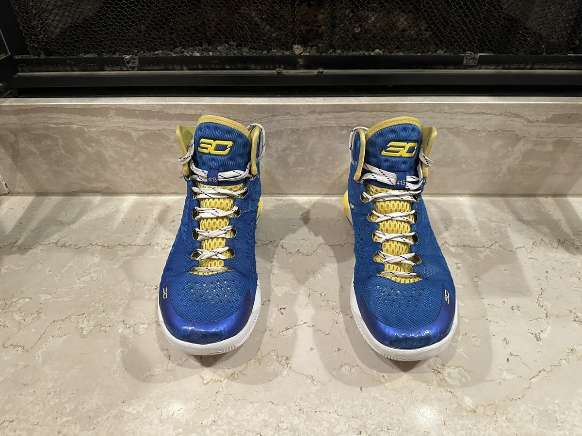 UNDER ARMOUR CURRY 1 SC1 Home Dub Nation Warriors Basketball Shoes