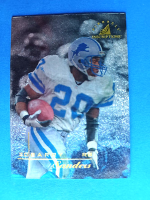 1997 PINNACLE INSCRIPTIONS BARRY SANDERS #20 DUFEX DETROIT LIONS
