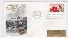 TurtlesTradingPost- Alabama Statehood 1969 FDC #1375 Fleetwood Cachet